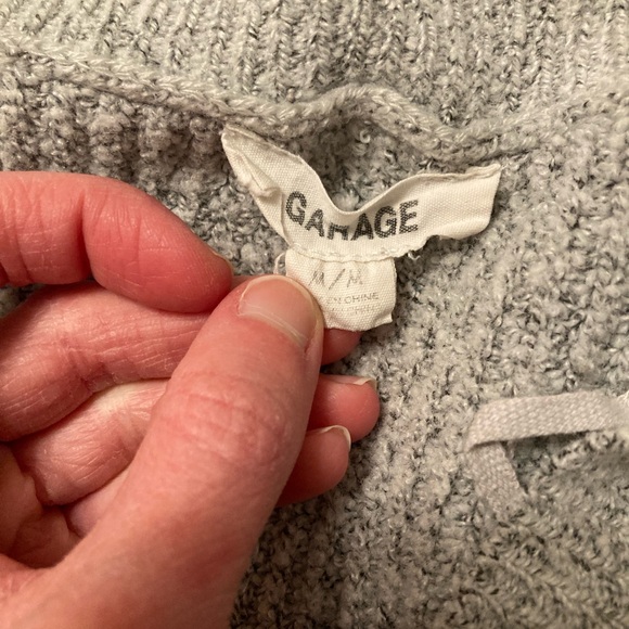 Garage Light Gray Knit Cardigan - Picture 5 of 7